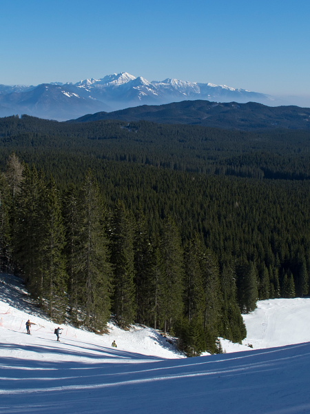 Viševnik - Ascent by the ski slope