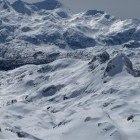 Skiing from Zadnji Vogel