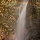Rainbow on Brinta waterfall