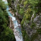 Tolmin Gorges from the Devils Bridge