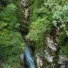Tolmin Gorges from the Devils Bridge