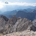 On the way to the summit of Triglav