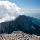 Grintovec - Pogled nazaj na Kalški greben in Krvavec
