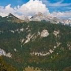 Razgled s poti proti planini Blato in Krstenica