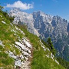 Descent along the southern (Slovenska) path