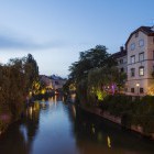 Kollmann Apartments are located in the pure center of Ljubljana - white house on the right