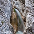 Below Upper Martuljek waterfall