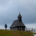 Snow Mary chapel on Velika planina