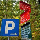 Parking in Mače village