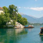 Boat ride on Lake Bled