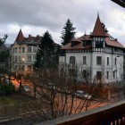 Vila Veselova Ljubljana, view from the balcony
