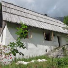Lonely alpine house, Soča valley, Bovec