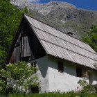 Lonely alpine house, Soča valley, Bovec