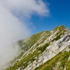 On the ridge high above Bohinj
