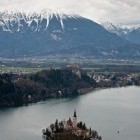 View on Lake Bled from Ojstrica