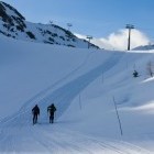 At first follow Vogel ski slopes